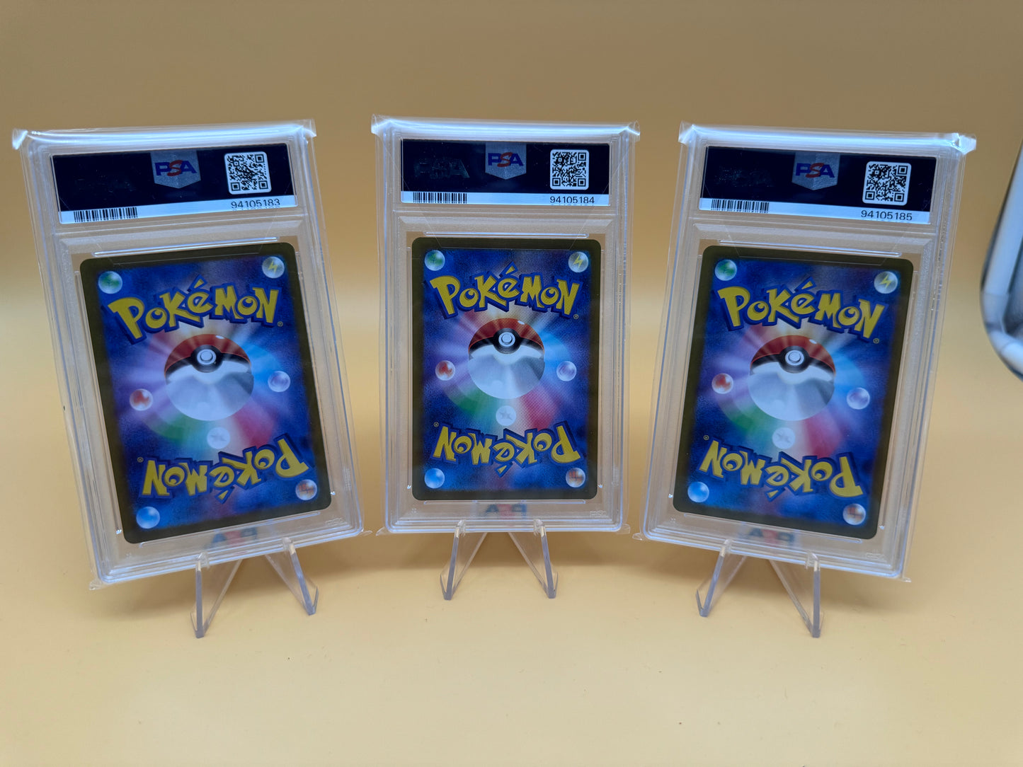 Pokémon PSA 10 SAR 3 Card Complete Set 093 094 095 / 071 SV5K Pokemon Card Japanese