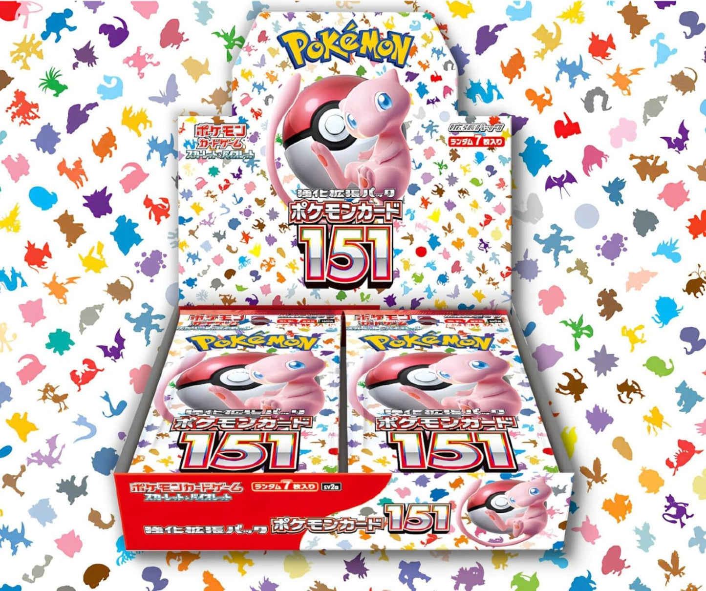 Pokémon Card 151 - SV2a Display Japanisch