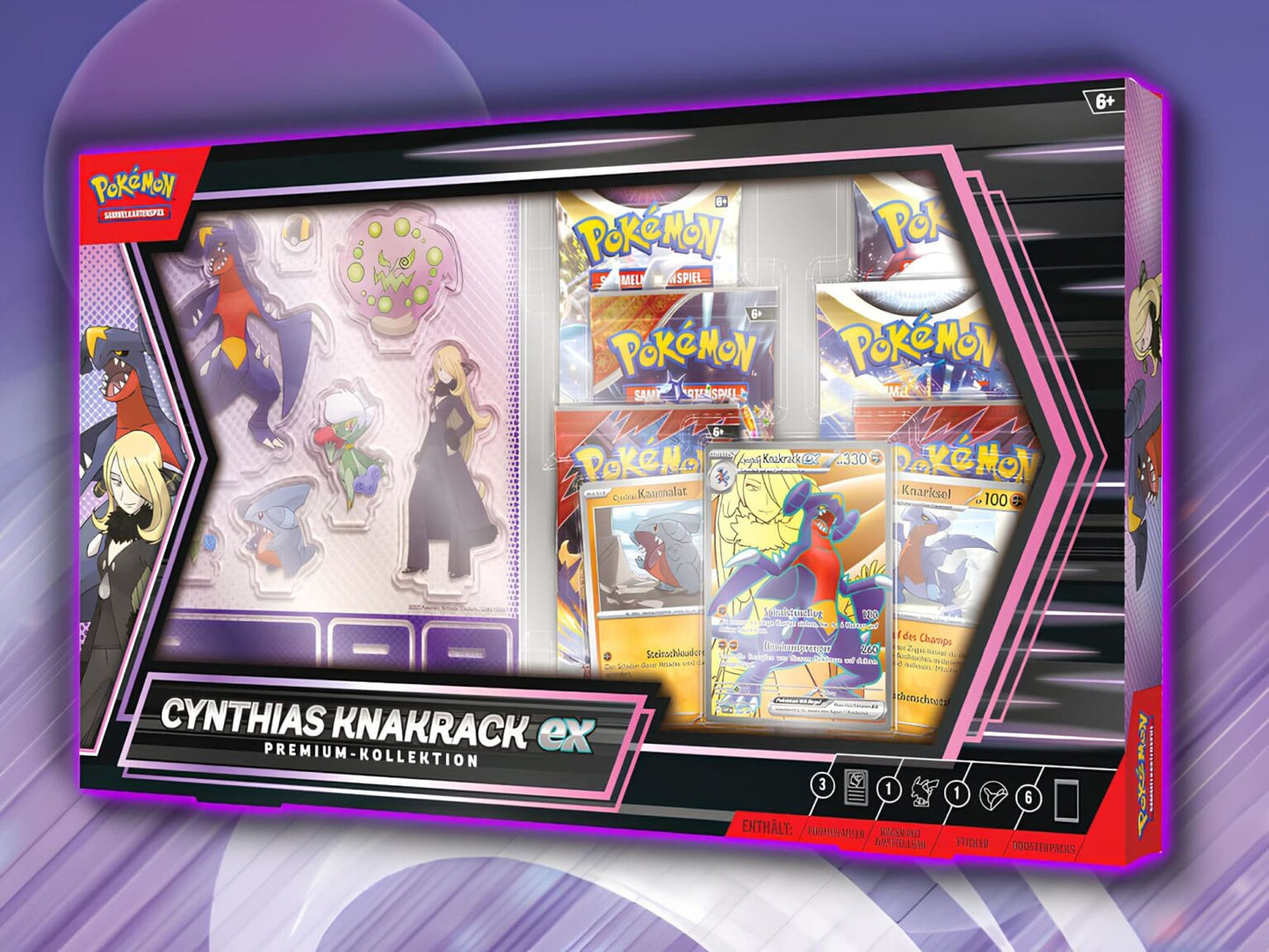 Pokémon Cynthias Knakrack-ex Premium-Kollektion Deutsch