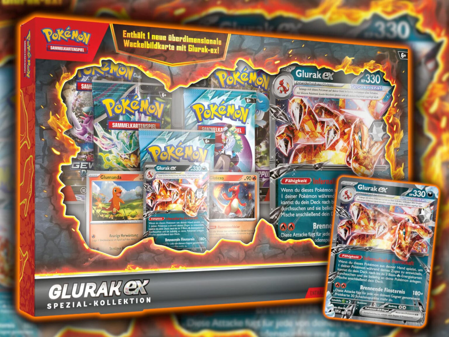 Pokémon Glurak-ex Spezial-Kollektion Deutsch