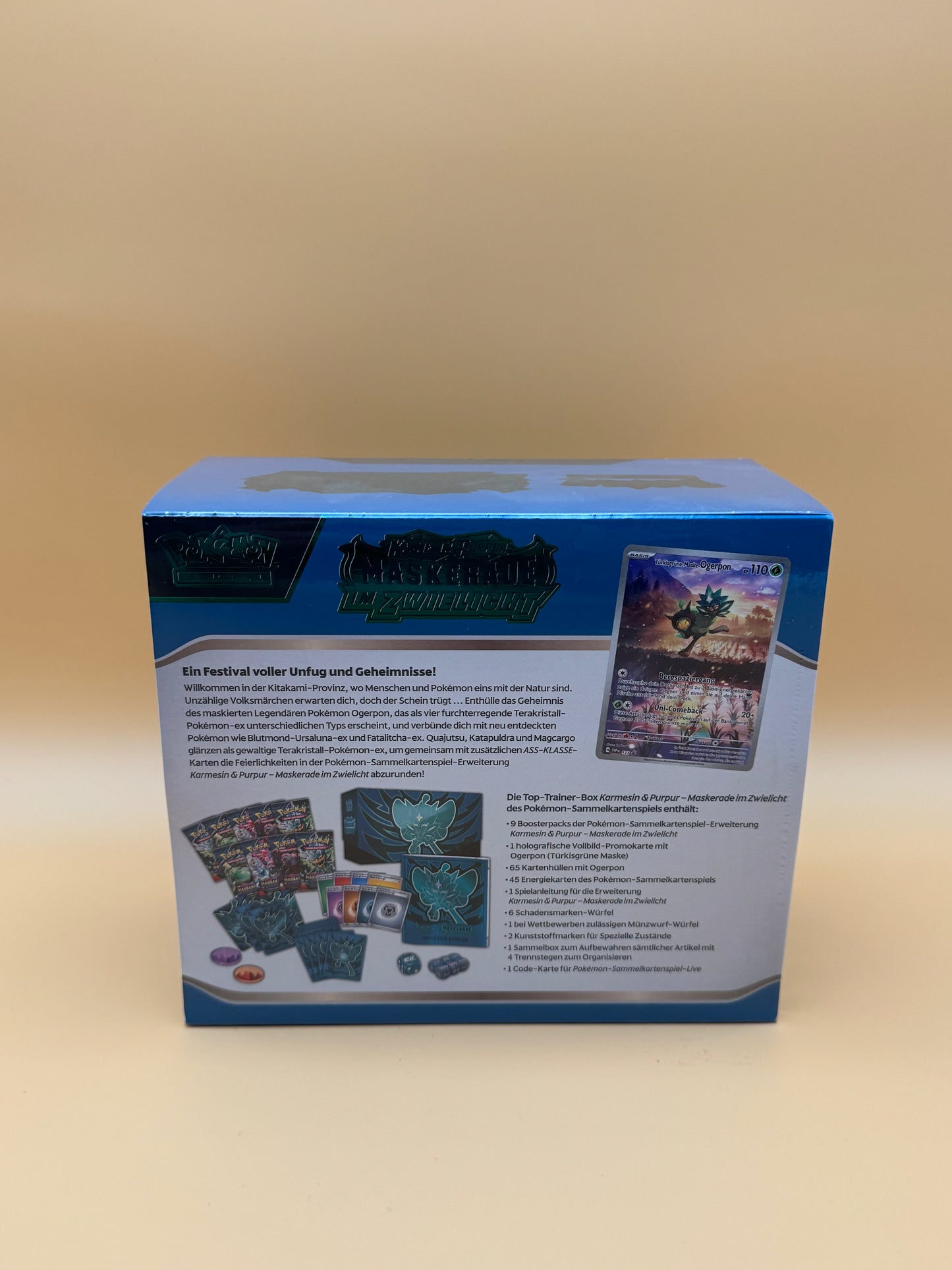 Pokémon Maskerade Im Zwielicht Top Trainer Box DE
