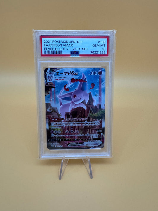 Pokémon Psiana Vmax Promo S-P 189 PSA 10 Japanisch