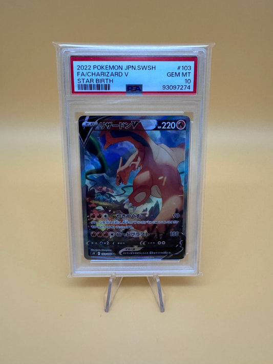 Pokémon Charizard V s9 103/100 PSA 10 Japanisch