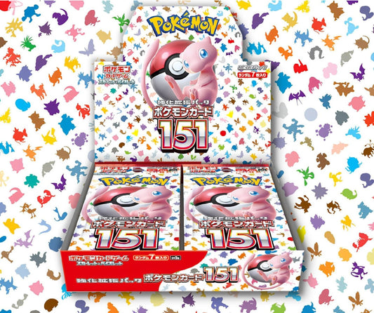 Pokémon Card 151 - SV2a Display Japanisch