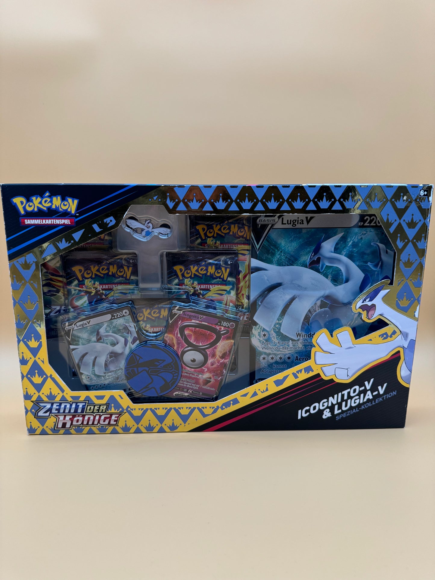 Pokémon Zenit der Könige Icognito V & Lugia V Spezial Kollektion DE